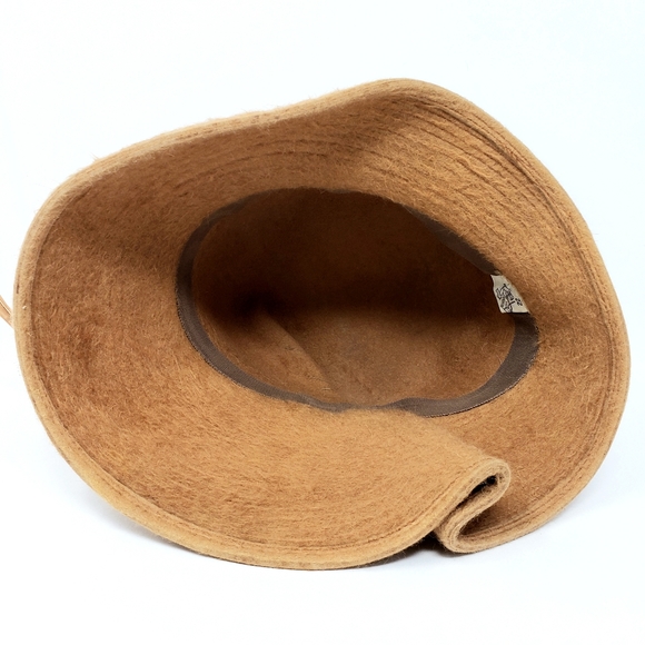Winner Brand Vintage Tan Fashion Hat Womens 22 - Picture 9 of 9